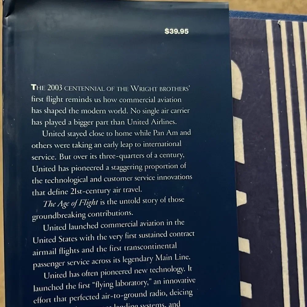 United: The Age Of Flight Hard Cover Book